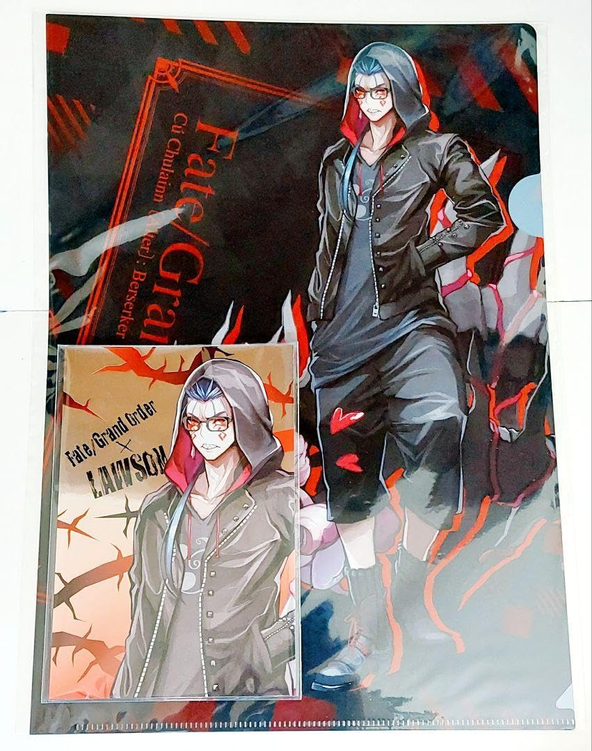 Fate フェイト　ローソンコラボ　等身大　タペストリー　クーフーリン Amazon.co.jp: FGO×ローソンコラボ クー・フーリン・オルタ 等身